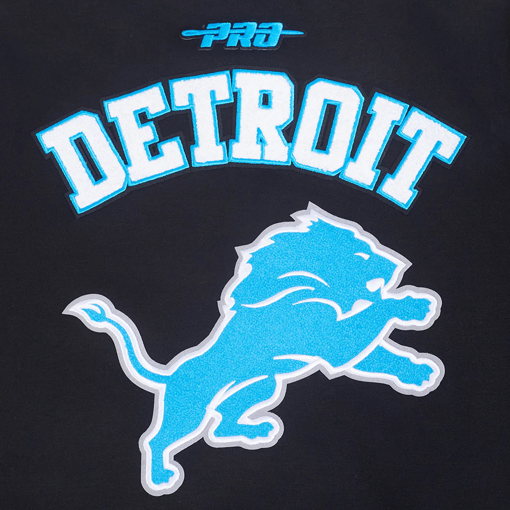 NFL DETROIT LIONS PRO GAME DAY MEN'S DBL KNIT JACKET