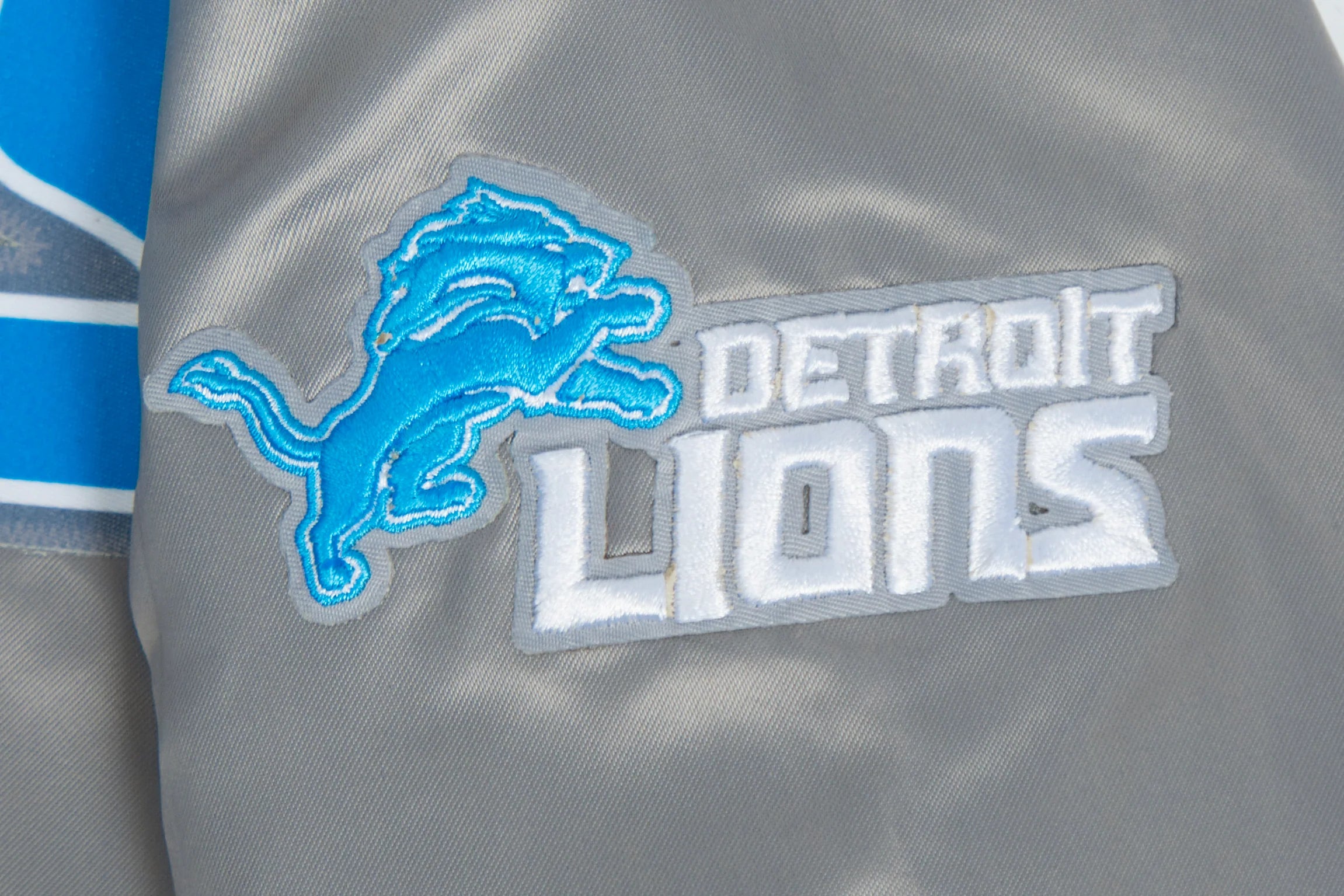 NFL DETROIT LIONS CLASSIC BIG BOYS SATIN JACKET
