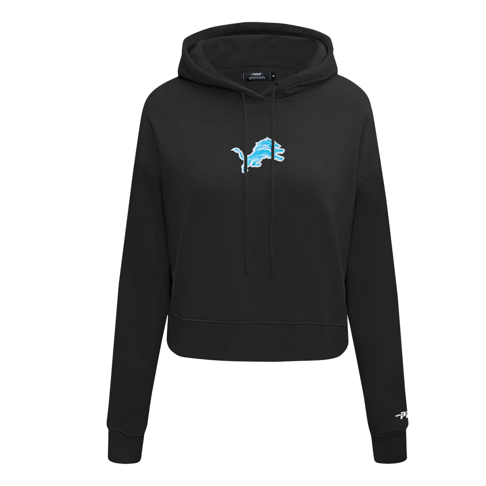 NFL DETROIT LIONS WINGSPAN WOMEN'S FLC CROPPED PO HOODIE