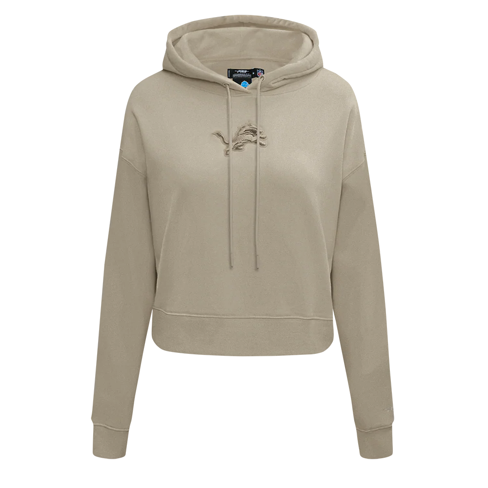 NFL DETROIT LIONS WINGSPAN WOMEN'S FLC CROPPED PO HOODIE