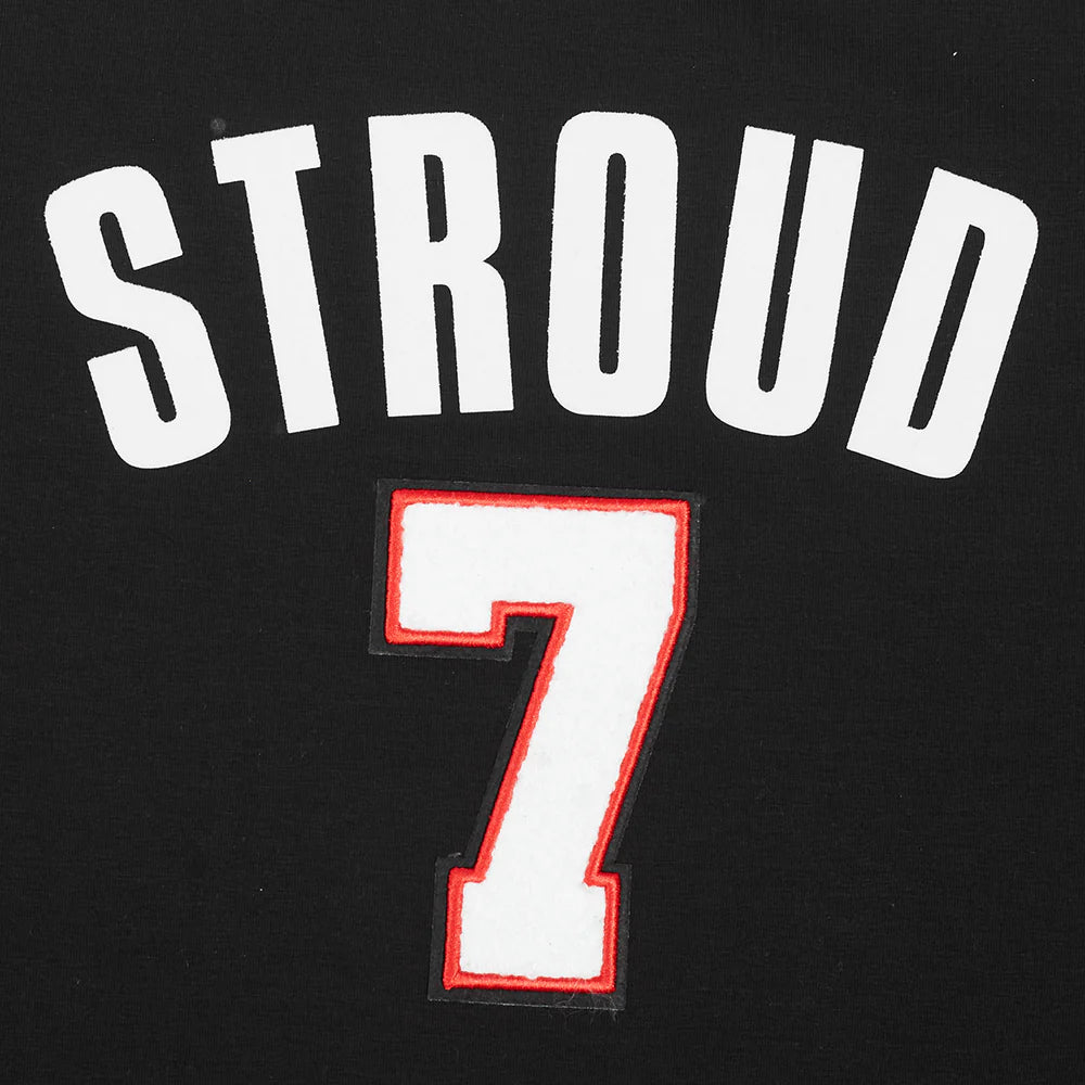 NFL HOUSTON TEXANS CJ STROUD #7 CLASSIC WOMEN'S SINGLE JERSEY BOXY TEE