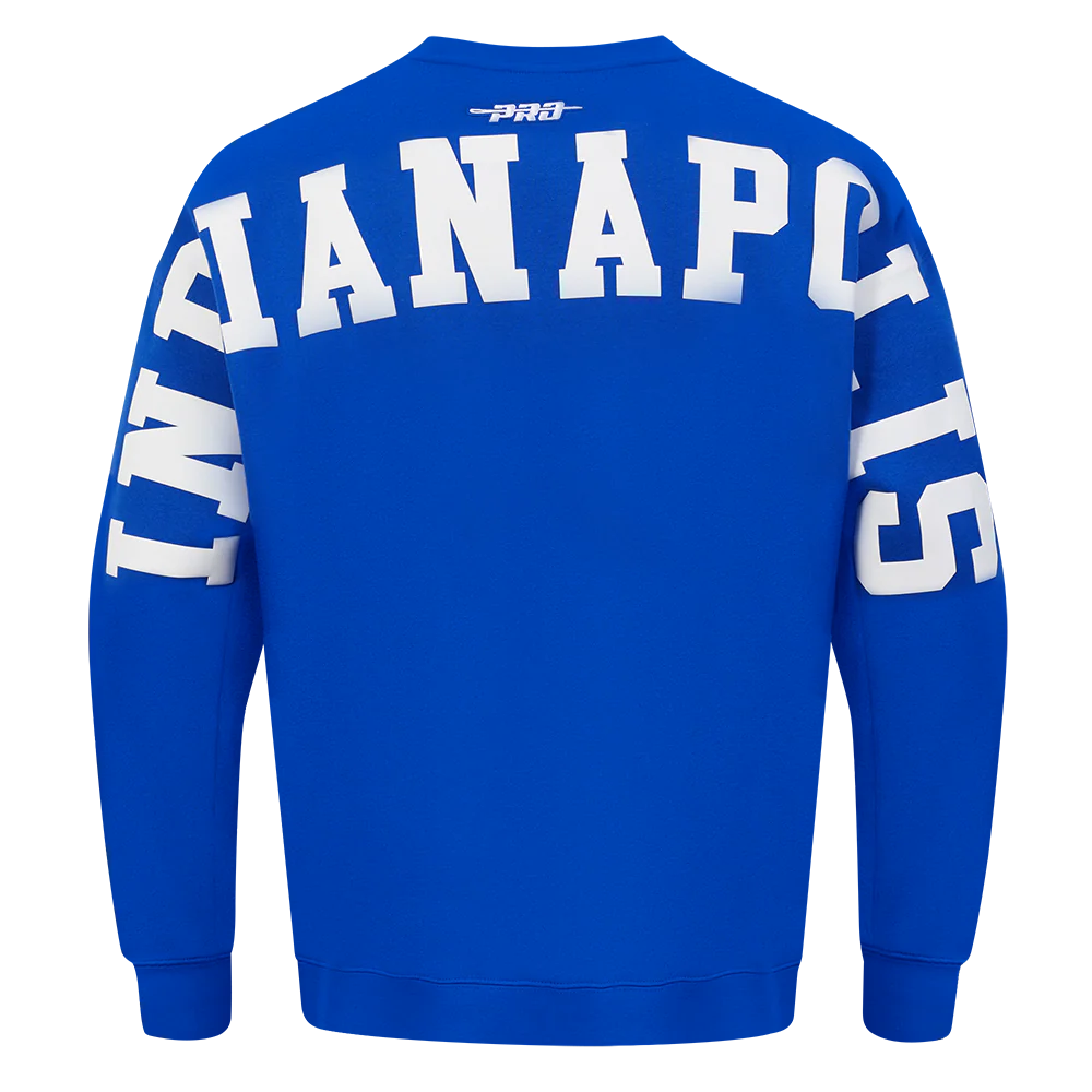 NFL INDIANAPOLIS COLTS WINGSPAN MEN'S DROP SHOULDER FLC CREWNECK