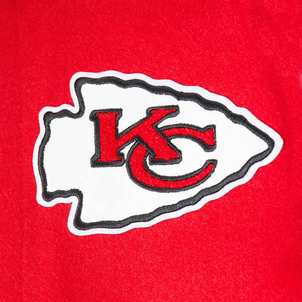 NFL KANSAS CITY CHIEFS CLASSIC BIG BOYS WOOL VARSITY JACKET