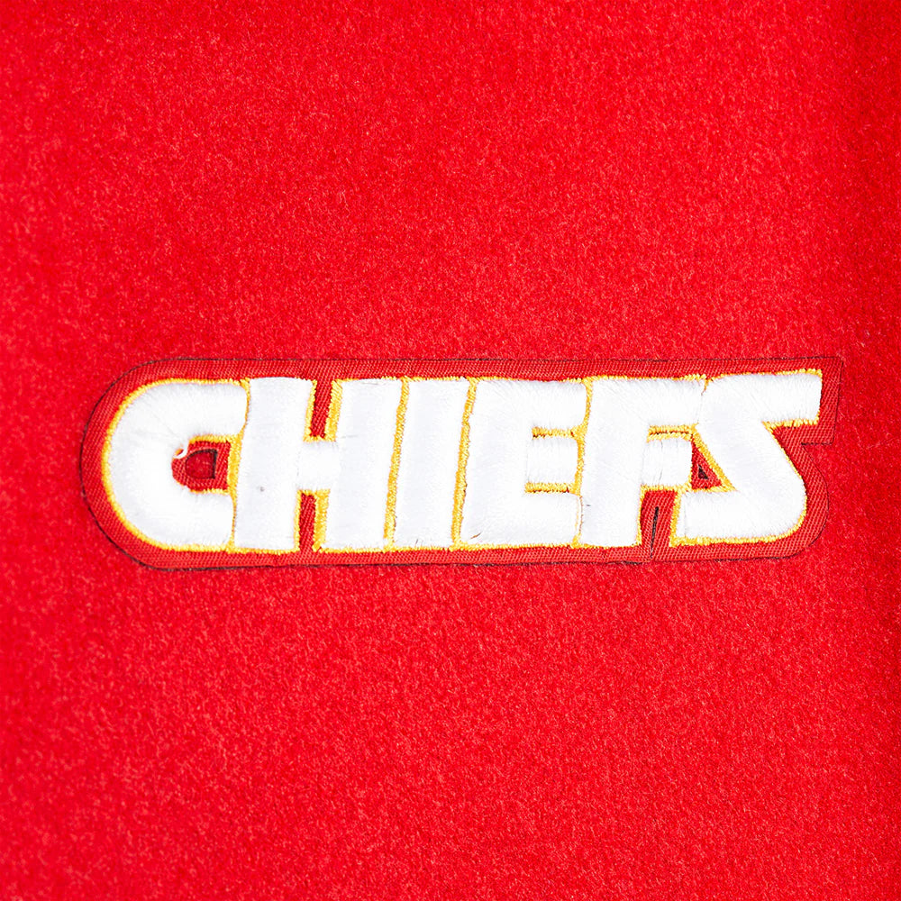 NFL KANSAS CITY CHIEFS RETRO CLASSIC BIG BOYS RIB WOOL VARSITY JACKET