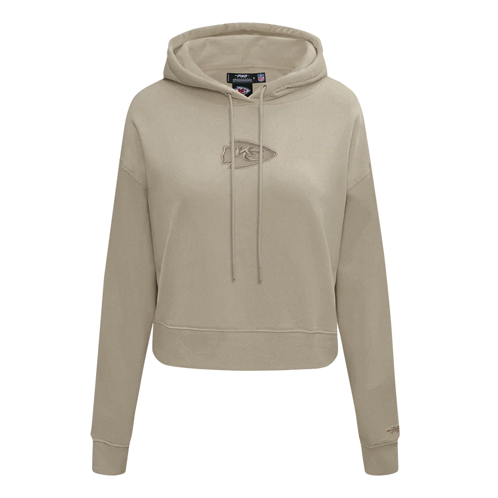 NFL KANSAS CITY CHIEFS WINGSPAN WOMEN'S FLC CROPPED PO HOODIE
