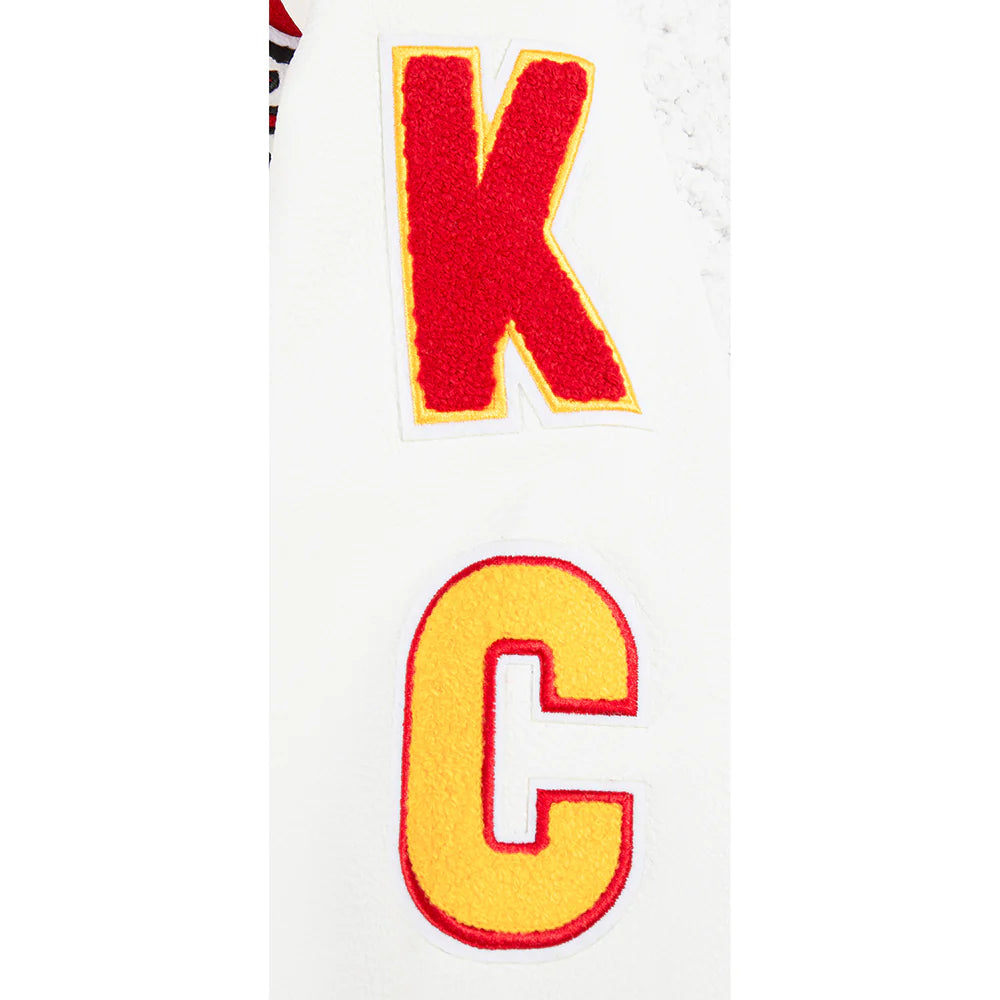 NFL KANSAS CITY CHIEFS CLASSIC TODDLER BOYS WOOL VARSITY JACKET