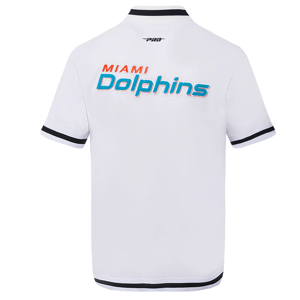 NFL MIAMI DOLPHINS CLASSIC MEN'S WARM UP JACKET