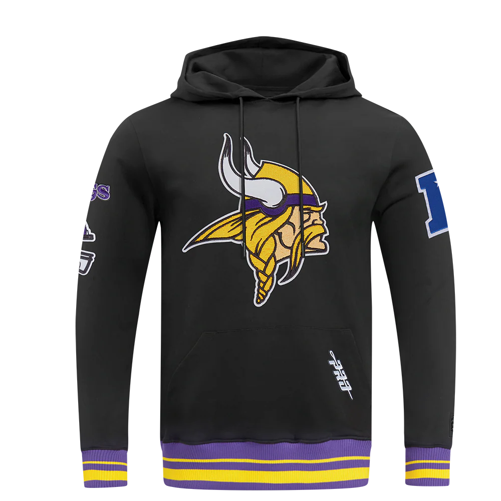 NFL MINNESOTA VIKINGS MASHUP MEN'S RIB PULLOVER HOODIE