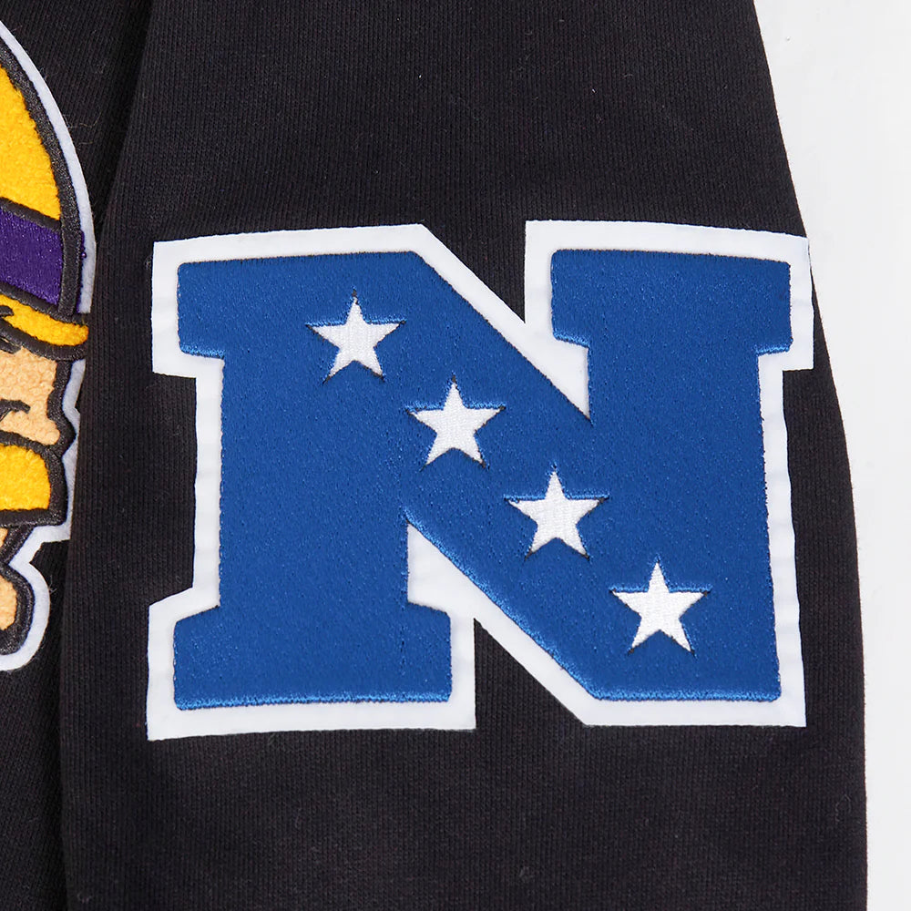 NFL MINNESOTA VIKINGS MASHUP MEN'S RIB PULLOVER HOODIE