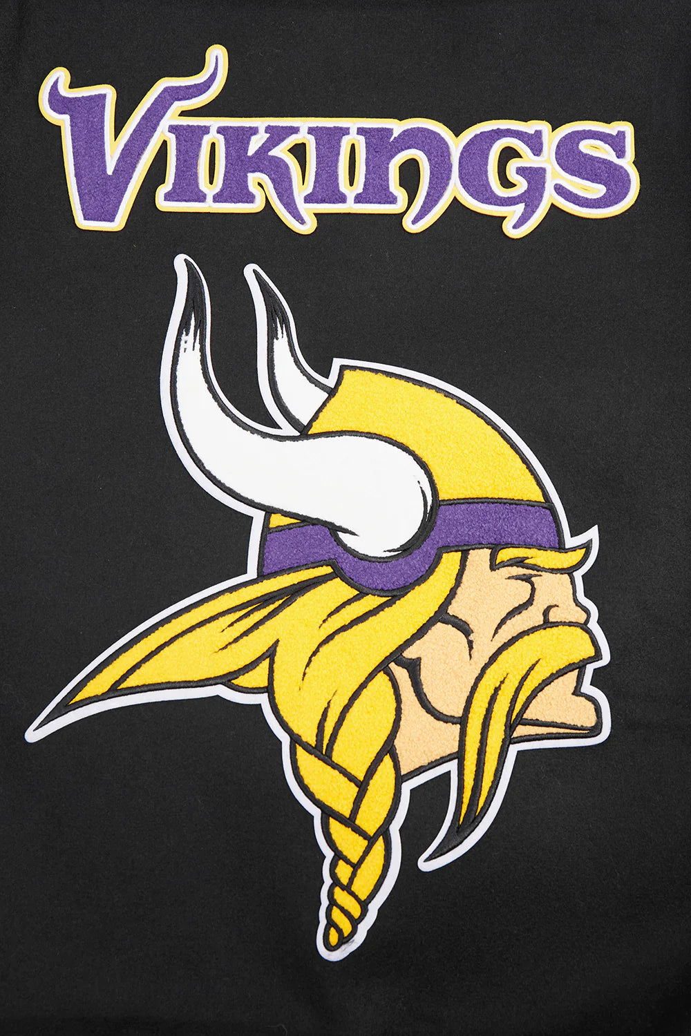 NFL MINNESOTA VIKINGS MASHUP MEN'S RIB WOOL VARSITY JACKET