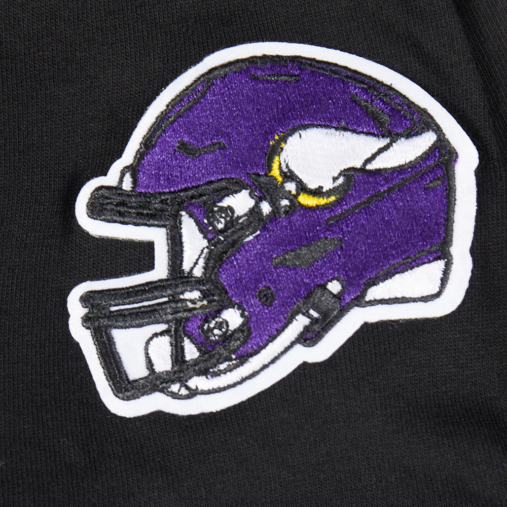 NFL MINNESOTA VIKINGS CLASSIC LITTLE BOYS SHORT SLEEVE STRIPED RIB TEE