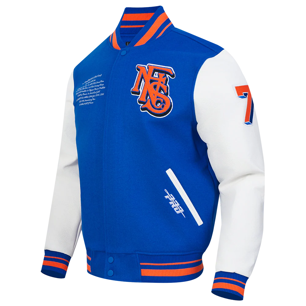 FAMOUS NOBODYS HALL OF FAME MEN'S RIB WOOL VARSITY JACKET