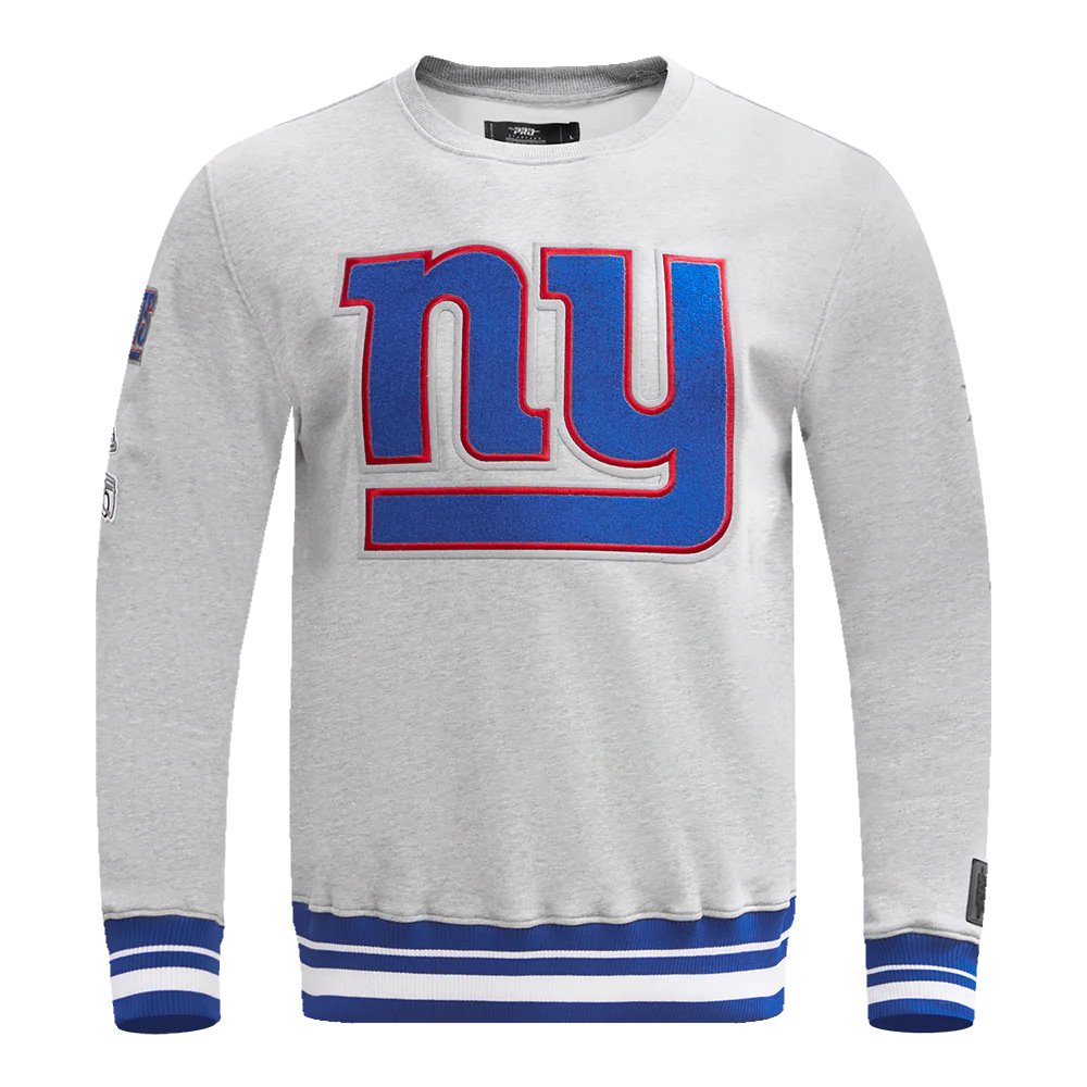 NFL NEW YORK GIANTS MASHUP MEN'S RIB CREWNECK