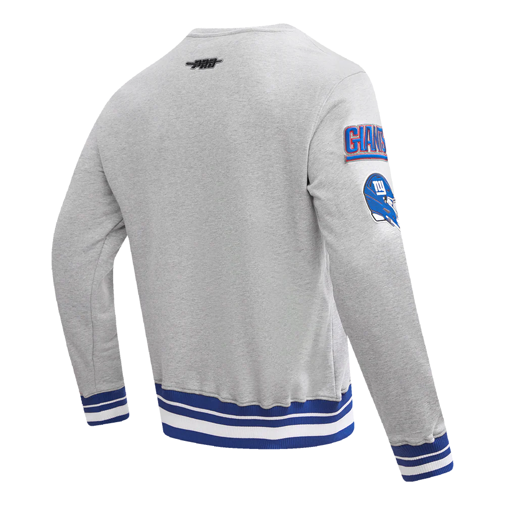 NFL NEW YORK GIANTS MASHUP MEN'S RIB CREWNECK
