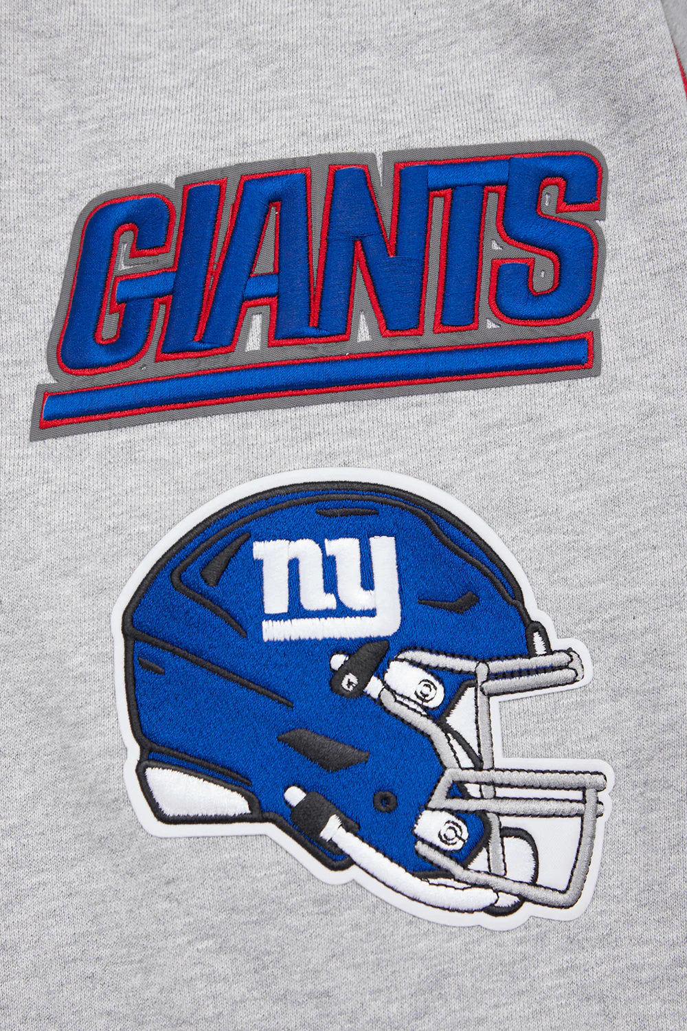 NFL NEW YORK GIANTS MASHUP MEN'S RIB PULLOVER HOODIE