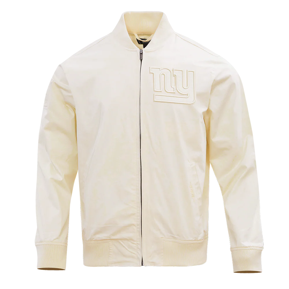 NFL NEW YORK GIANTS NEUTRAL MEN'S TWILL JACKET