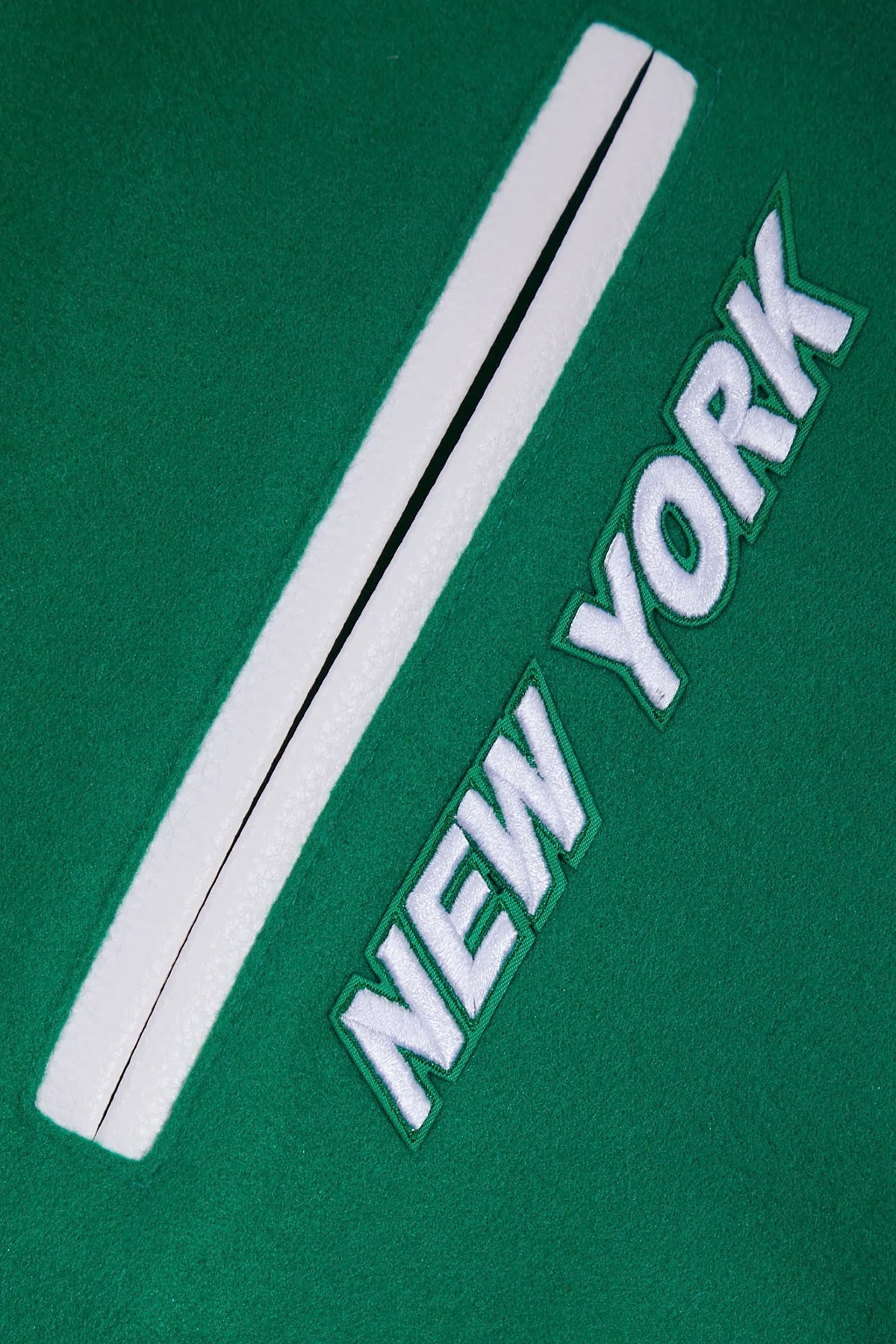 NFL NEW YORK JETS RETRO CLASSIC MEN'S RIB WOOL VARSITY JACKET