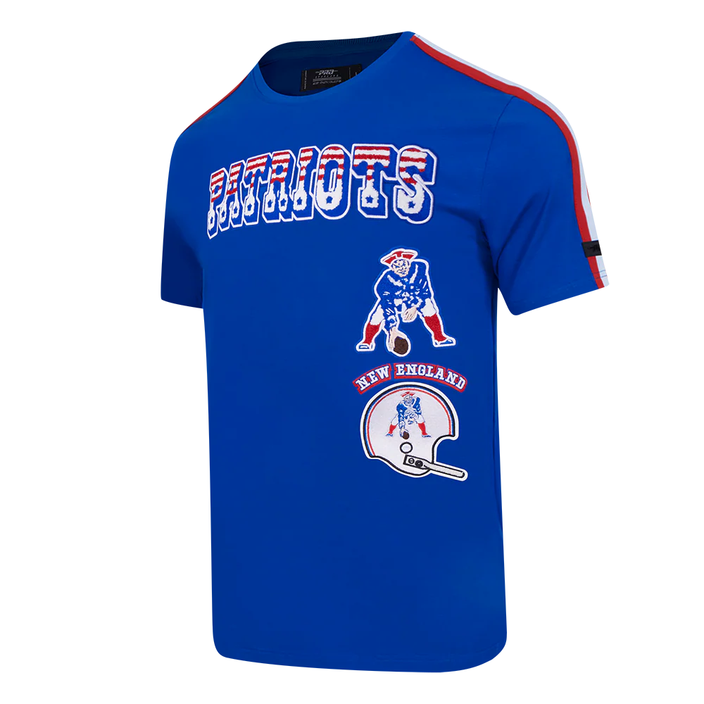 NFL NEW ENGLAND PATRIOTS RETRO CLASSIC MEN'S STRIPED TEE