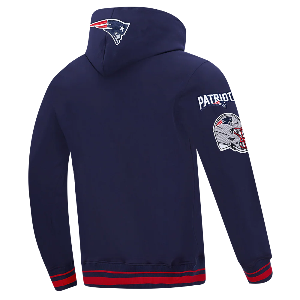 NFL NEW ENGLAND PATRIOTS MASHUP MEN'S RIB PULLOVER HOODIE