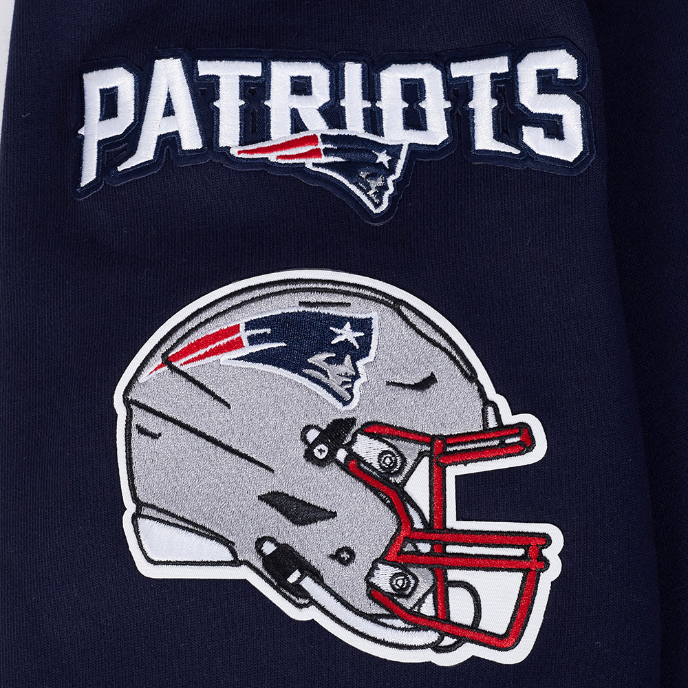 NFL NEW ENGLAND PATRIOTS MASHUP MEN'S RIB PULLOVER HOODIE