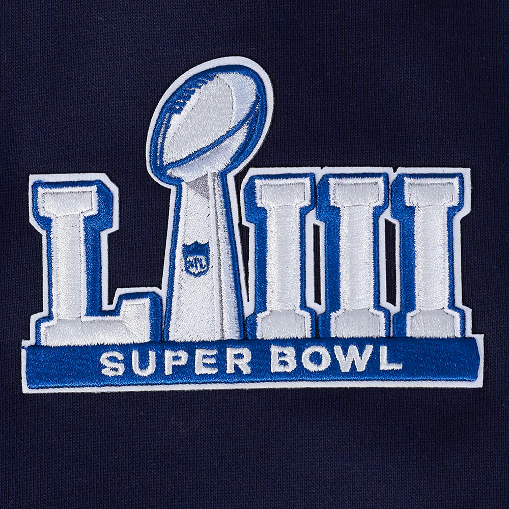 NFL NEW ENGLAND PATRIOTS MASHUP MEN'S RIB PULLOVER HOODIE