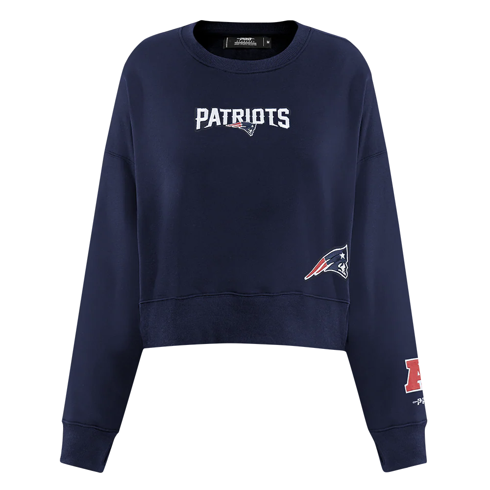 NFL NEW ENGLAND PATRIOTS WINGSPAN WOMEN'S FLC CREWNECK