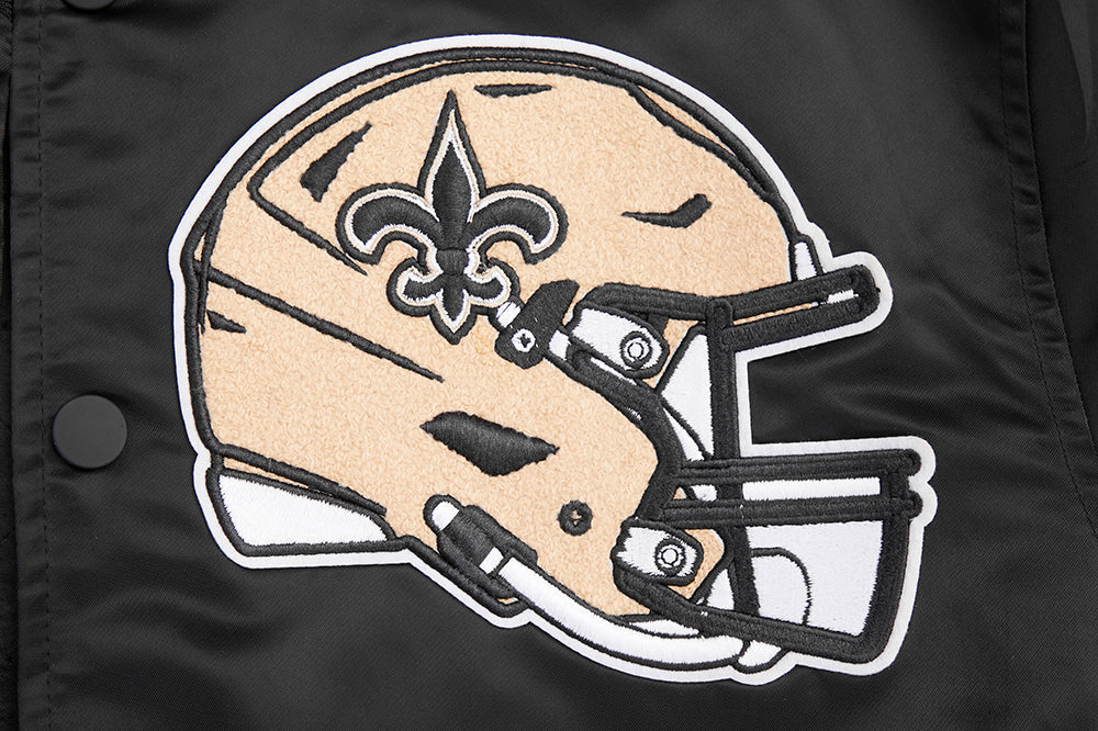 NFL NEW ORLEANS SAINTS MASHUP MEN'S RIB SATIN JACKET