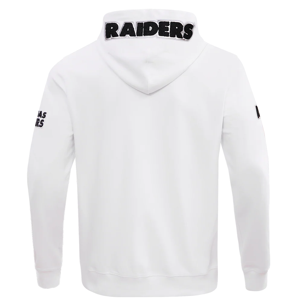 NFL LAS VEGAS RAIDERS CLASSIC CHENILLE MEN'S FULL ZIP HOODIE