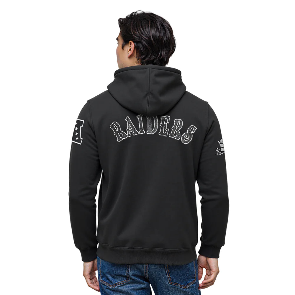 NFL LAS VEGAS RAIDERS REBEL ATHLETICS MEN'S FLC PO HOODIE