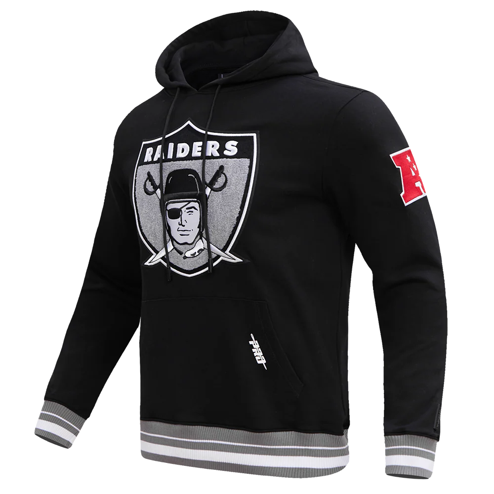 NFL OAKLAND RAIDERS RETRO CLASSIC MEN'S PULLOVER HOODIE