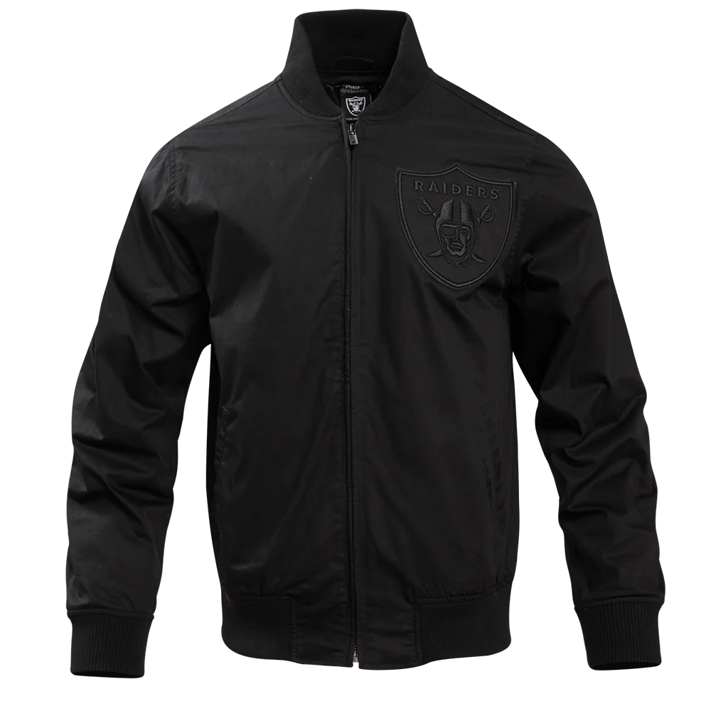 NFL LAS VEGAS RAIDERS NEUTRAL MEN'S TWILL JACKET