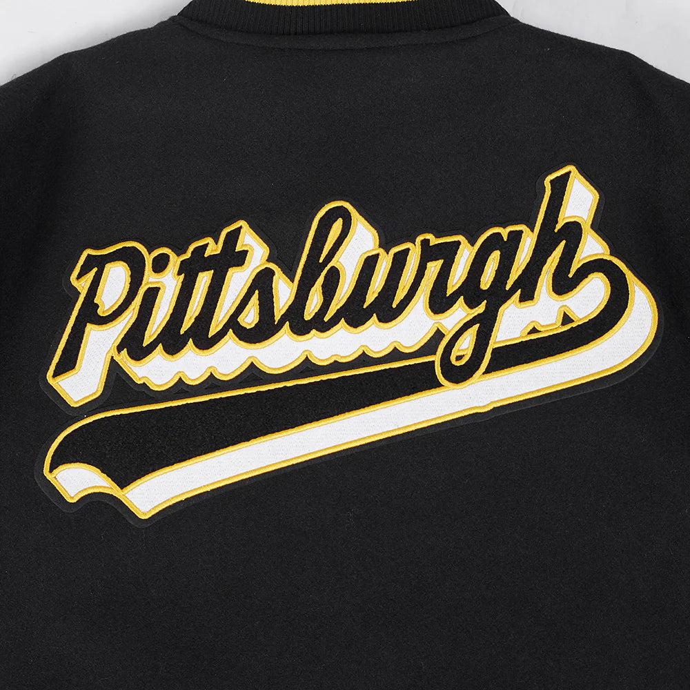 NFL PITTSBURGH STEELERS SCRIPT TAIL MEN'S RIB WOOL VARSITY