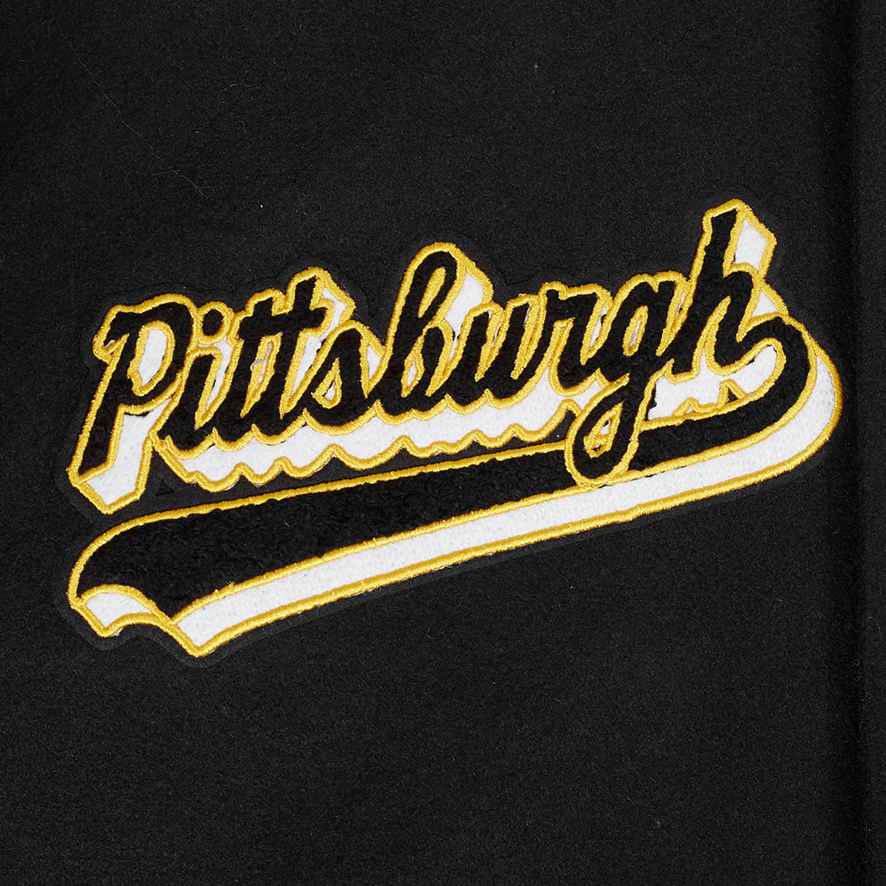 NFL PITTSBURGH STEELERS SCRIPT TAIL MEN'S RIB WOOL VARSITY