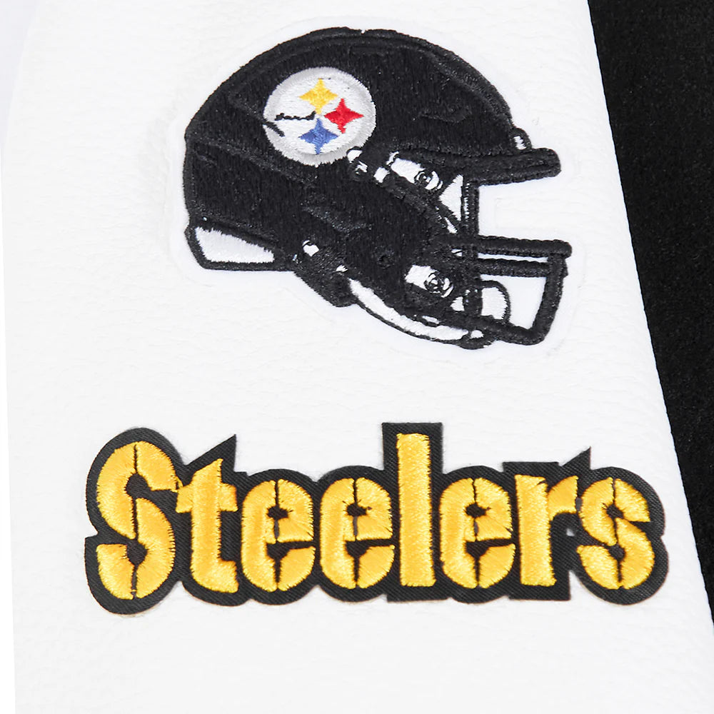 NFL PITTSBURGH STEELERS CLASSIC LITTLE BOYS WOOL VARSITY JACKET