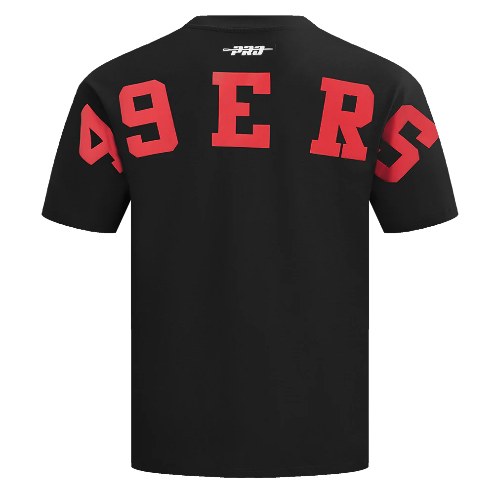 NFL SAN FRANCISCO 49ERS WINGSPAN MEN'S COTTON JERSEY DROP SHOULDER TEE