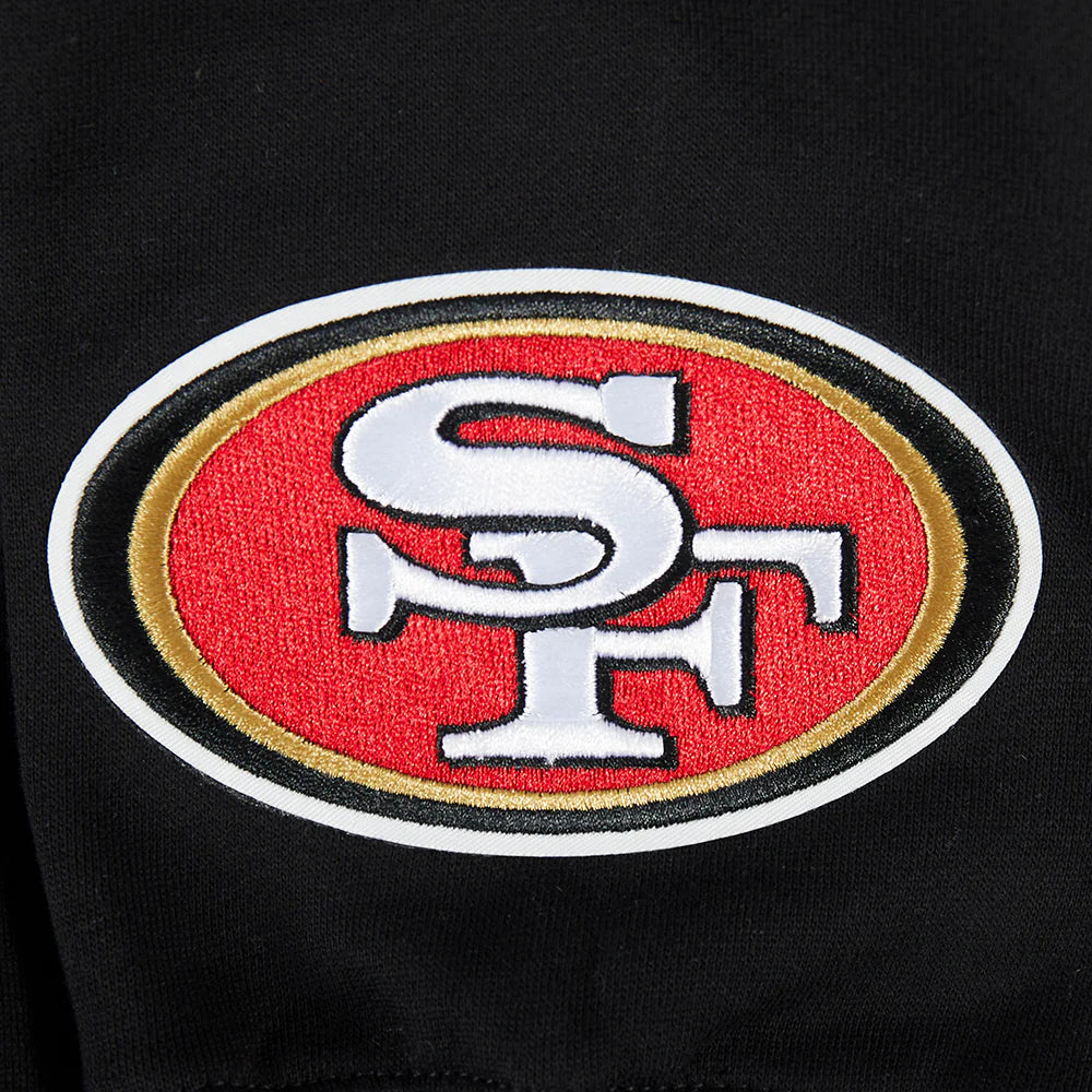 NFL SAN FRANCISCO 49ERS WINGSPAN MEN'S DROP SHOULDER FLEECE CREWNECK
