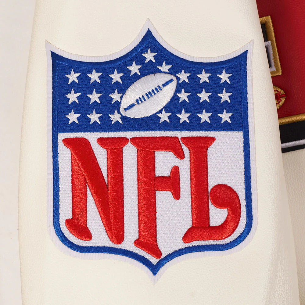 NFL SAN FRANCISCO 49ERS BEST OF MEN'S LEATHER VARSITY JACKET