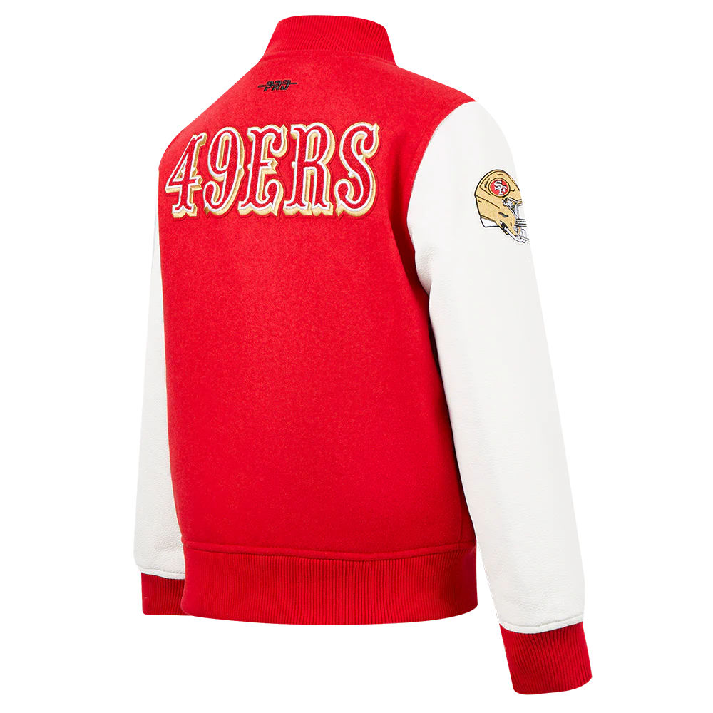 NFL SAN FRANCISCO 49ERS CLASSIC BIG BOYS WOOL VARSITY JACKET