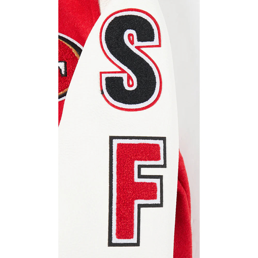 NFL SAN FRANCISCO 49ERS CLASSIC BIG BOYS WOOL VARSITY JACKET