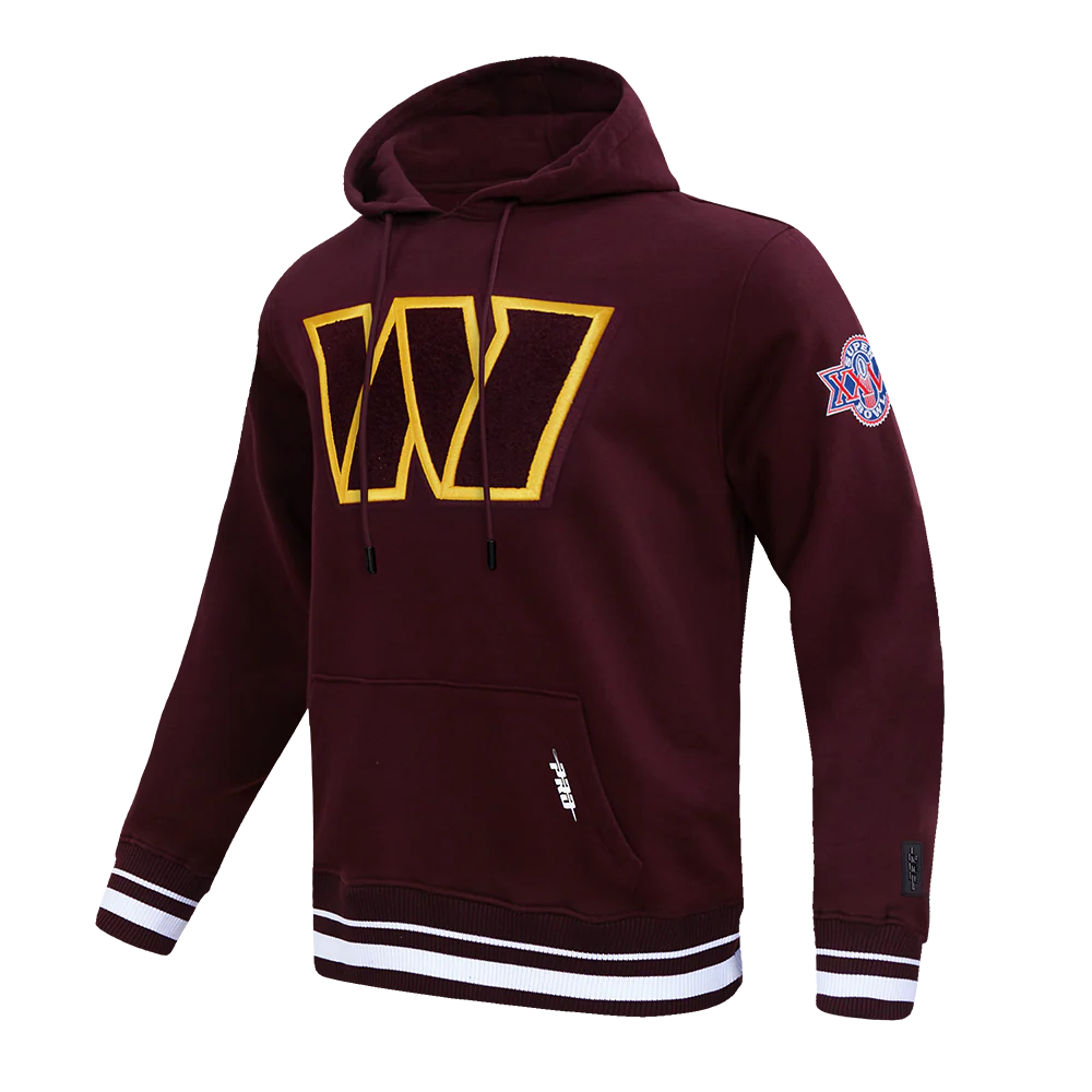 NFL WASHINGTON COMMANDERS MASHUP MEN'S RIB PULLOVER HOODIE