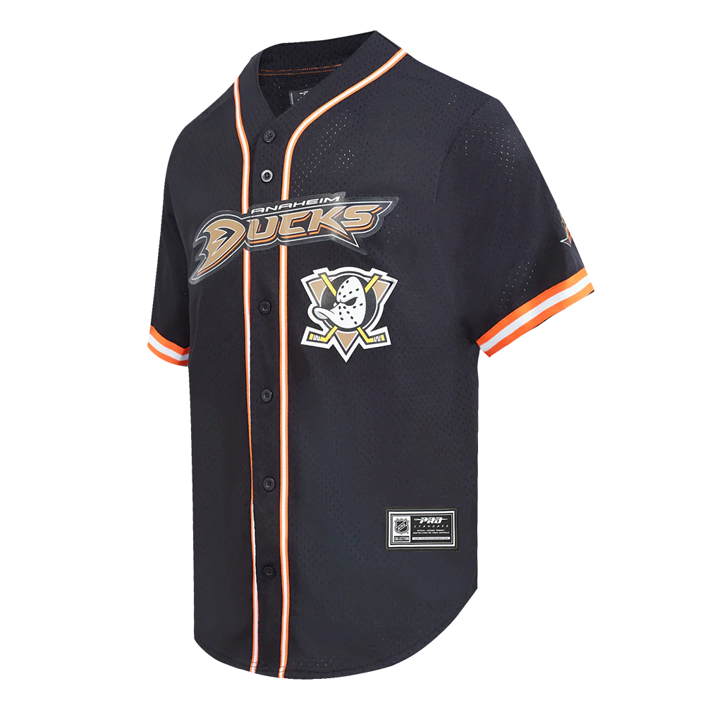 NHL ANAHEIM DUCKS CLASSIC MESH MEN'S BUTTON DOWN SHIRT
