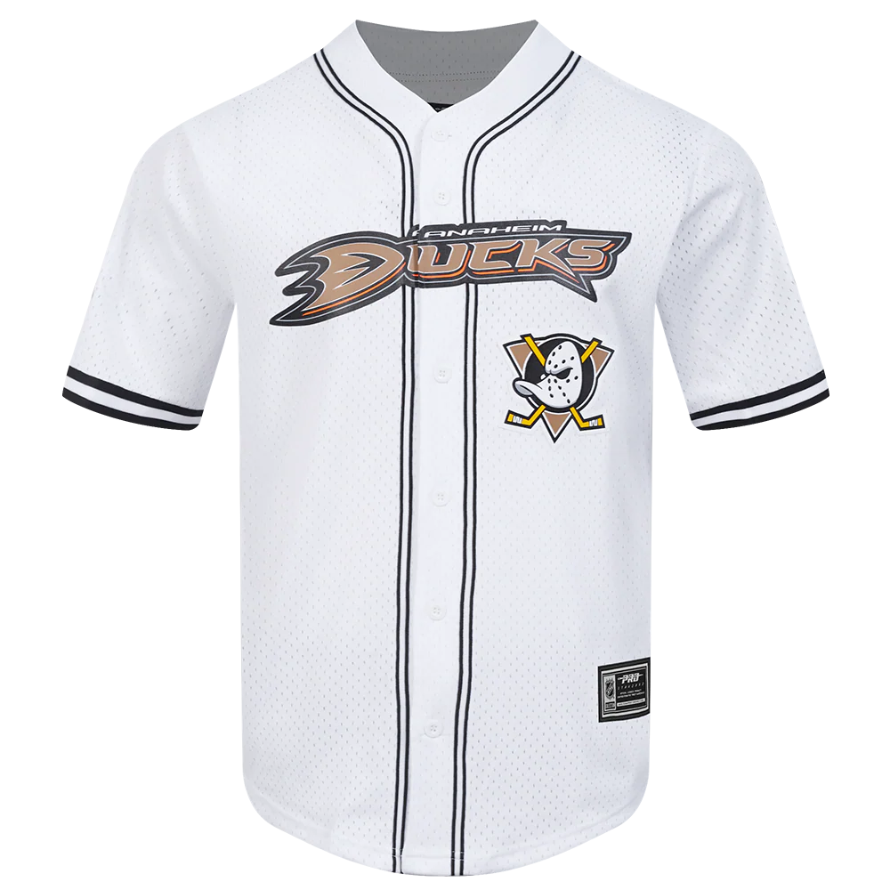 NHL ANAHEIM DUCKS CLASSIC MESH MEN'S BUTTON DOWN SHIRT
