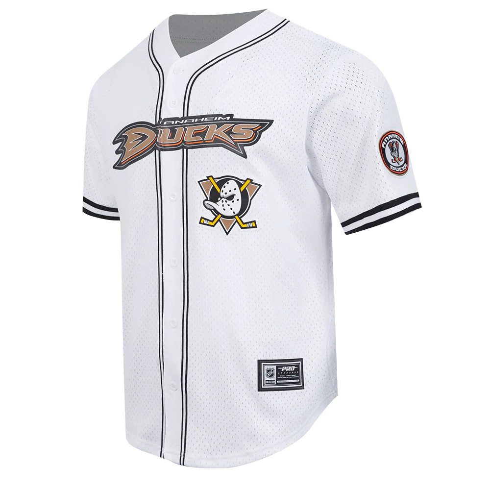 NHL ANAHEIM DUCKS CLASSIC MESH MEN'S BUTTON DOWN SHIRT