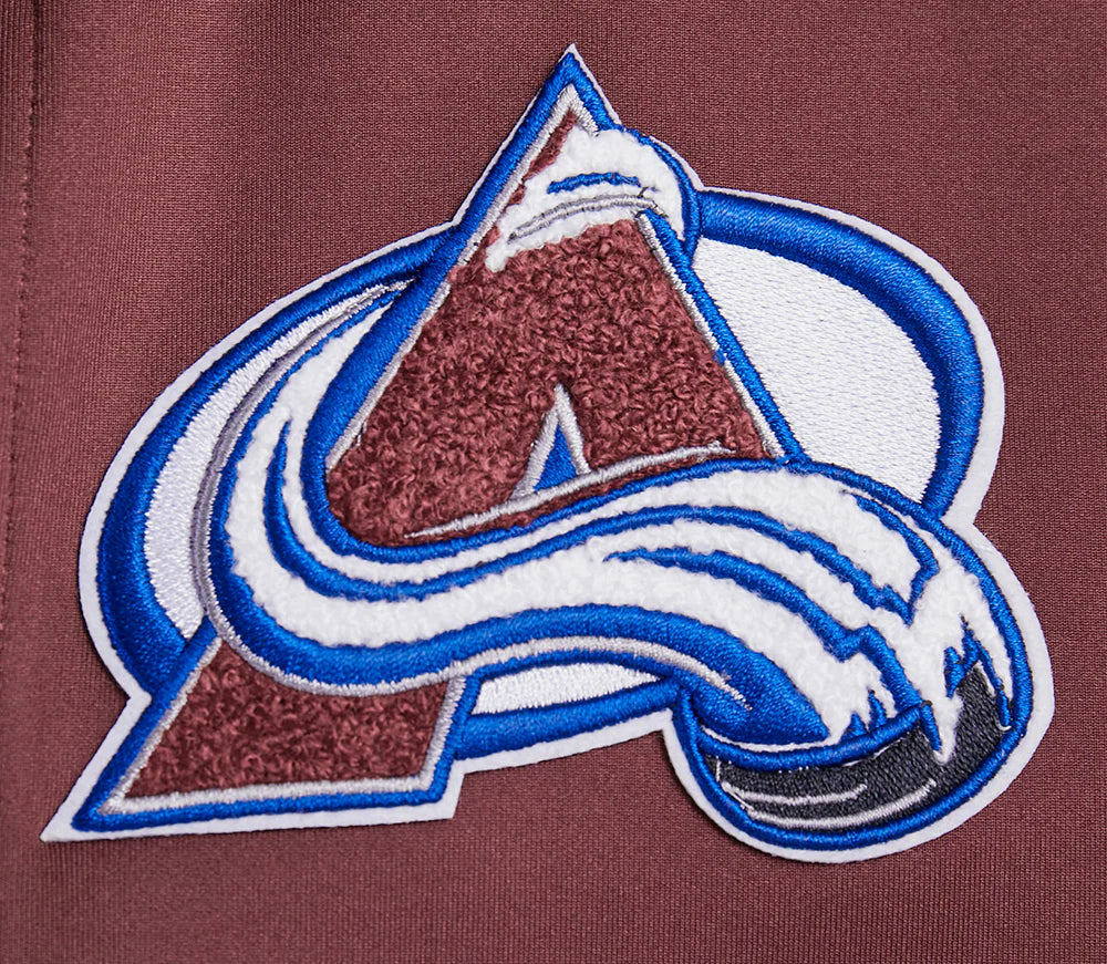 NHL COLORADO AVALANCHE CLASSIC CHENILLE MEN'S TRACK JACKET