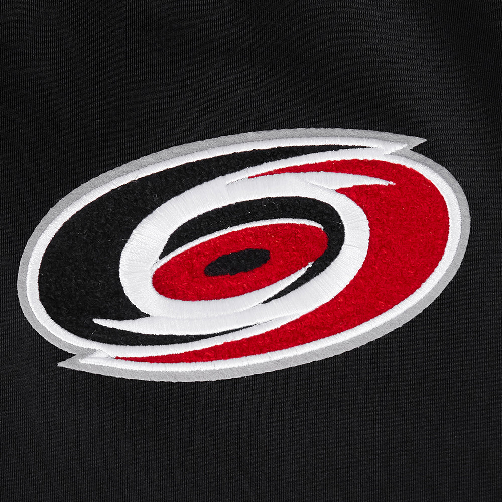 NHL CAROLINA HURRICANES CLASSIC CHENILLE MEN'S DK TRACK JACKET