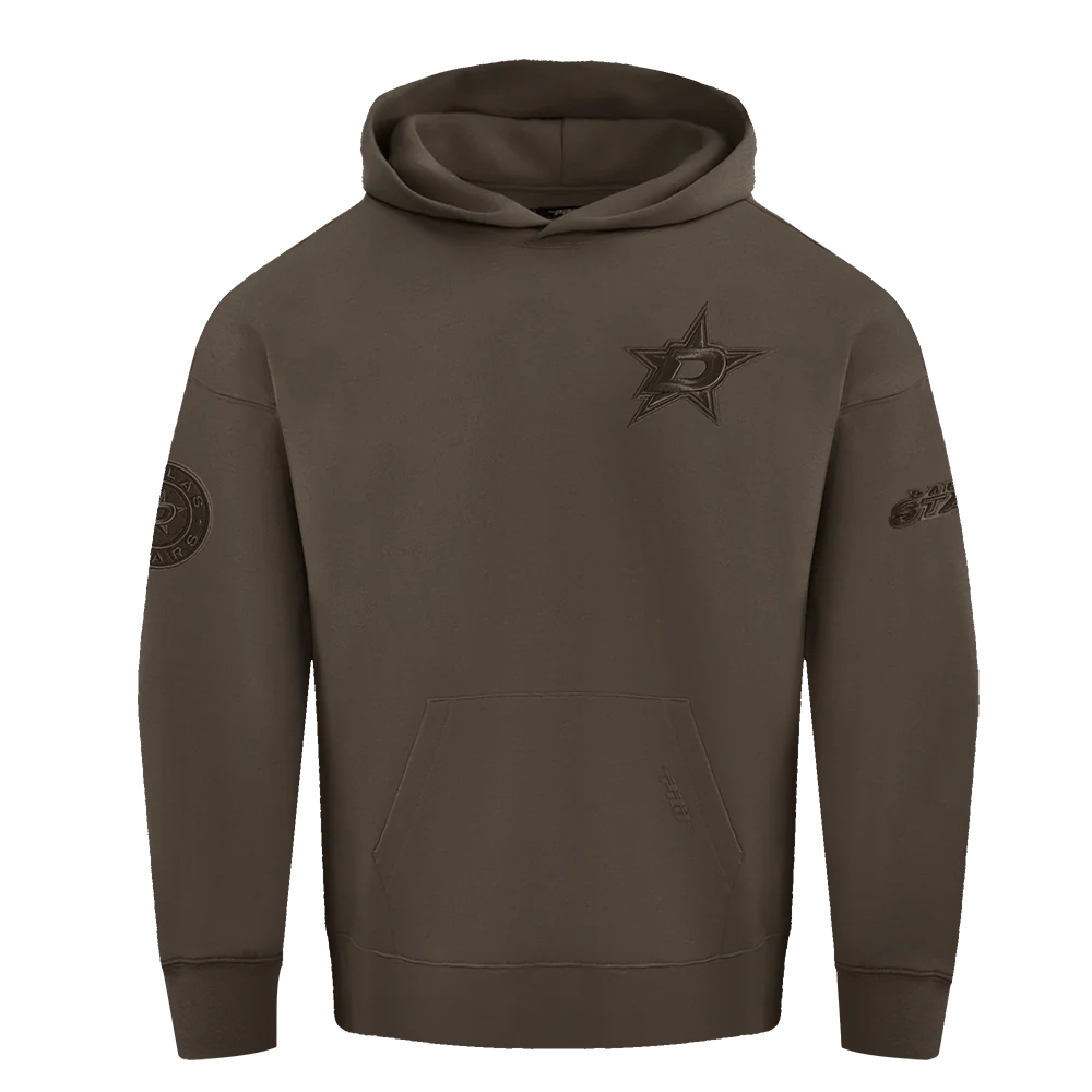 NHL DALLAS STARS NEUTRAL MEN'S DROP SHOULDER PULLOVER HOODIE