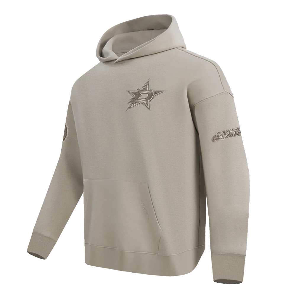NHL DALLAS STARS NEUTRAL MEN'S DROP SHOULDER PULLOVER HOODIE