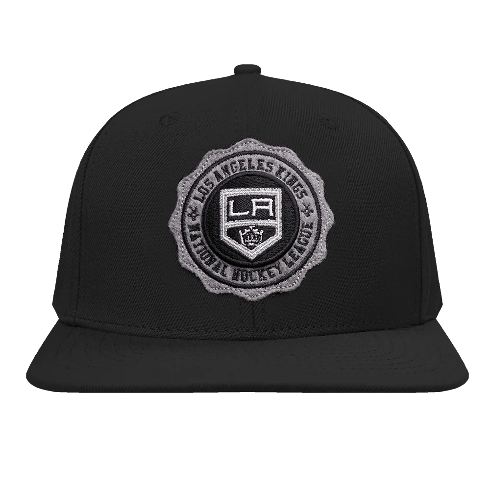NHL LOS ANGELES KINGS CREST EMBLEM WOOL SNAPBACK HAT