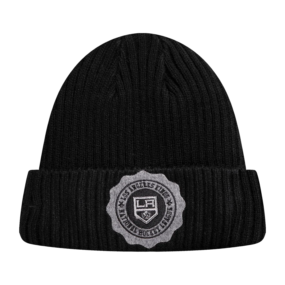 NHL LOS ANGELES KINGS CREST EMBLEM BEANIE