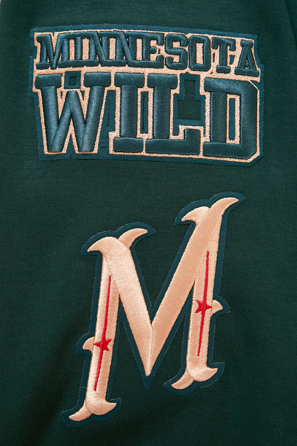NHL MINNESOTA WILD CLASSIC CHENILLE MEN'S PULLOVER HOODIE